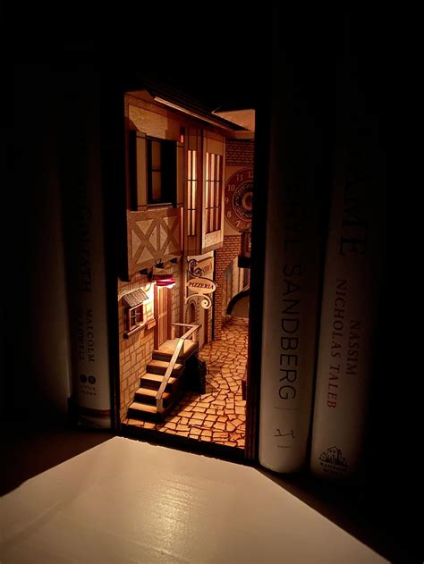 Step into the Magical Embrace of a Secretive Book Nook in Magic Alley